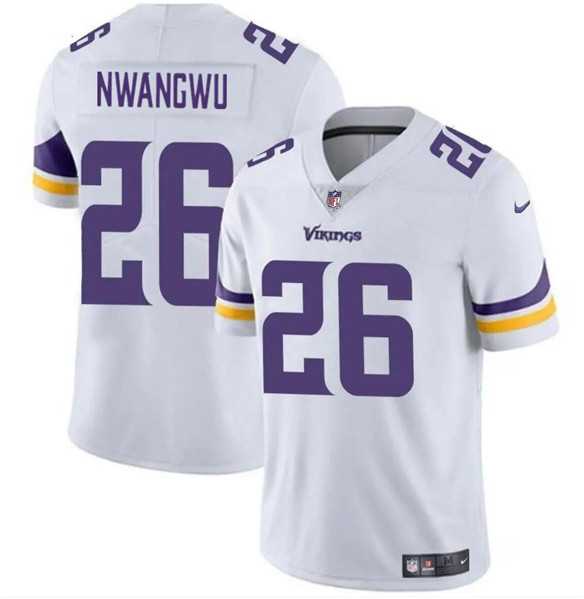 Men & Women & Youth Minnesota Vikings #26 Kene Nwangwu White Vapor Untouchable Limited Stitched Jersey->new england patriots->NFL Jersey